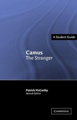 Tapa de Albert Camus, The stranger