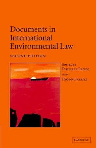Tapa de Documents in international environmental law