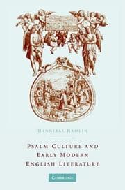 Tapa de Psalm Culture and Early Modern English Literature