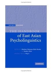 Tapa de Handbook of East Asian Psycholinguistics Vol. 2