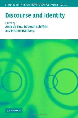 Tapa de Discourse and Identity (Studies in Interactional Sociolinguistics)