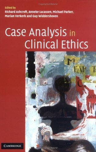 Tapa de Case Analysis in Clinical Ethics