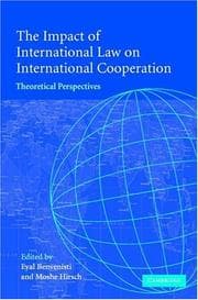 Tapa de The impact of international law on international cooperation