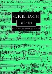 Tapa de C.P.E. Bach Studies (Cambridge Composer Studies)