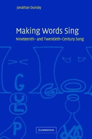 Tapa de Making Words Sing