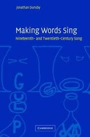 Tapa de Making Words Sing