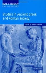 Tapa de Studies in Ancient Greek and Roman Society (Past and Present Publications)