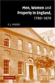 Tapa de Men, women, and property in England, 1780-1870