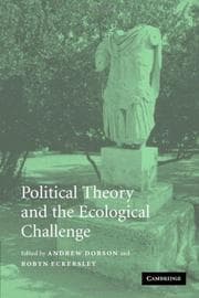 Tapa de Political Theory and the Ecological Challenge