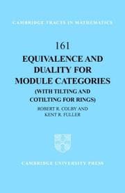 Tapa de Equivalence and duality for module categories