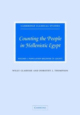 Tapa de Counting the people in Hellenistic Egypt