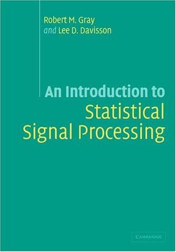 Tapa de An Introduction to Statistical Signal Processing