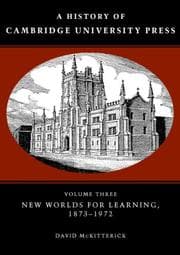 Tapa de A History of Cambridge University Press 3 Volume Set