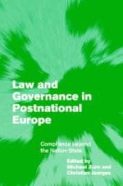 Tapa de Law and governance in postnational Europe