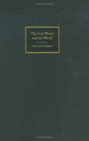 Tapa de The Irish Writer and the World