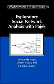 Tapa de Exploratory Social Network Analysis with Pajek