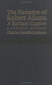 Tapa de The narrative of Robert Adams, a barbary captive