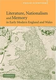 Tapa de Literature, nationalism, and memory in early modern England and Wales
