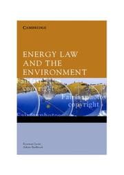 Tapa de Energy law and the environment