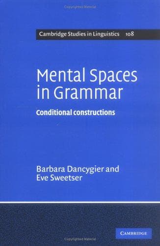 Tapa de Mental spaces in grammar