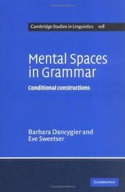 Tapa de Mental spaces in grammar