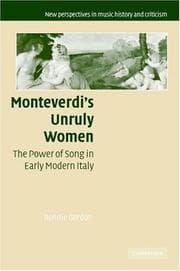 Tapa de Monteverdi's Unruly Women