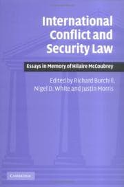 Tapa de International conflict and security law