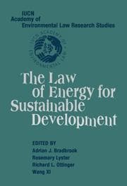 Tapa de Law of Energy for Sustainable Development 2003