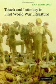 Tapa de Touch and Intimacy in First World War Literature