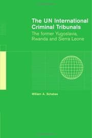 Tapa de The UN International Criminal Tribunals