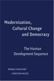 Tapa de Modernization, cultural change, and democracy