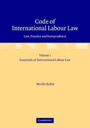 Tapa de Code of International Labour Law