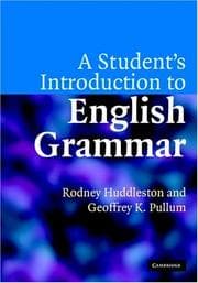 Tapa de Student's Introduction to English Grammar