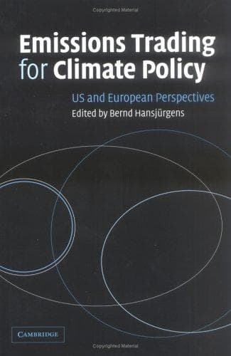 Tapa de Emissions trading for climate policy