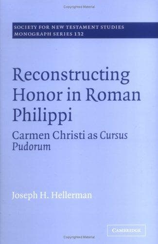 Tapa de Reconstructing Honor in Roman Philippi