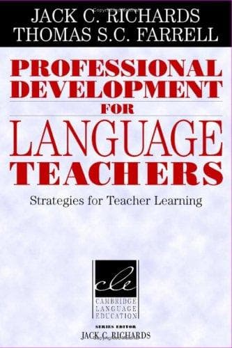 Tapa de Professional development for language teachers