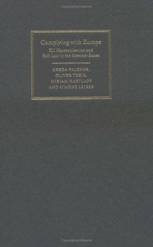 Tapa de Complying with Europe