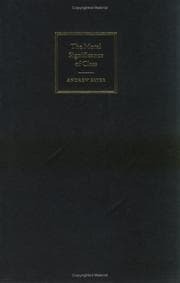 Tapa de The Moral Significance of Class (Secondary Course)