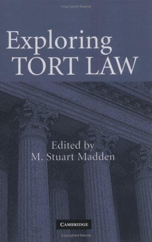 Tapa de Exploring tort law