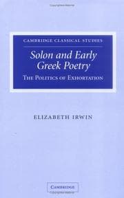 Tapa de Solon and Early Greek Poetry