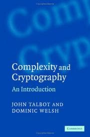 Tapa de Complexity and Cryptography