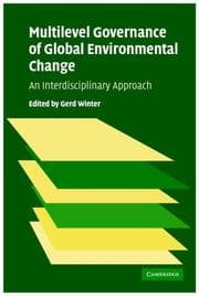 Tapa de Multilevel Governance of Global Environmental Change