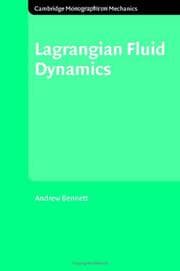 Tapa de Lagrangian Fluid Dynamics (Cambridge Monographs on Mechanics)