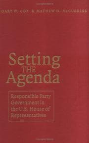 Tapa de Setting the agenda