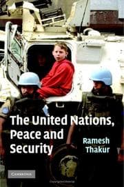 Tapa de The United Nations, peace and security