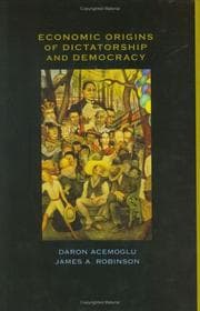 Tapa de Economic origins of dictatorship and democracy