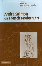 Tapa de André Salmon on French modern art