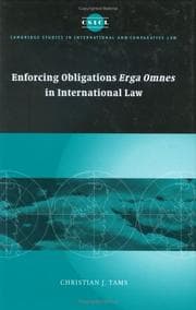Tapa de Enforcing Obligations Erga Omnes in International Law (Cambridge Studies in International and Comparative Law)