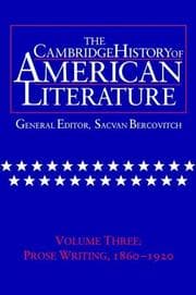 Tapa de Cambridge History of American Literature, 8 Volume Set (The Cambridge History of American Literature)