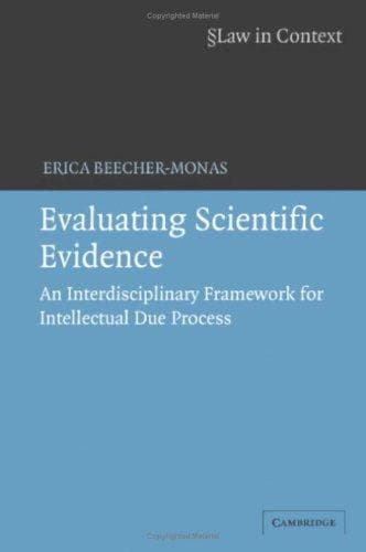 Tapa de Evaluating Scientific Evidence
